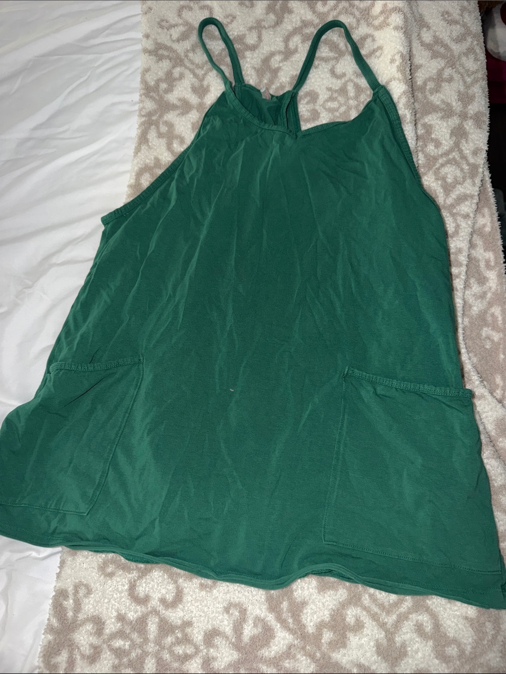 Free People Hot Shot Mini Dress - Dark Green